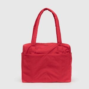 BAGGU Small Cloud Carry On in Candy Apple Red